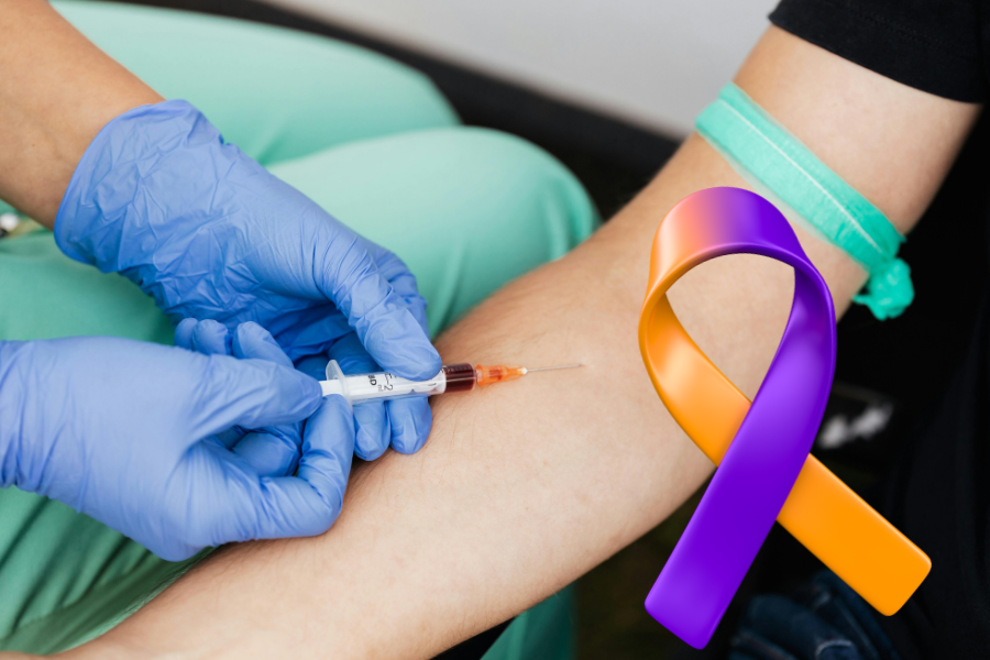 fevereiro roxo e laranja